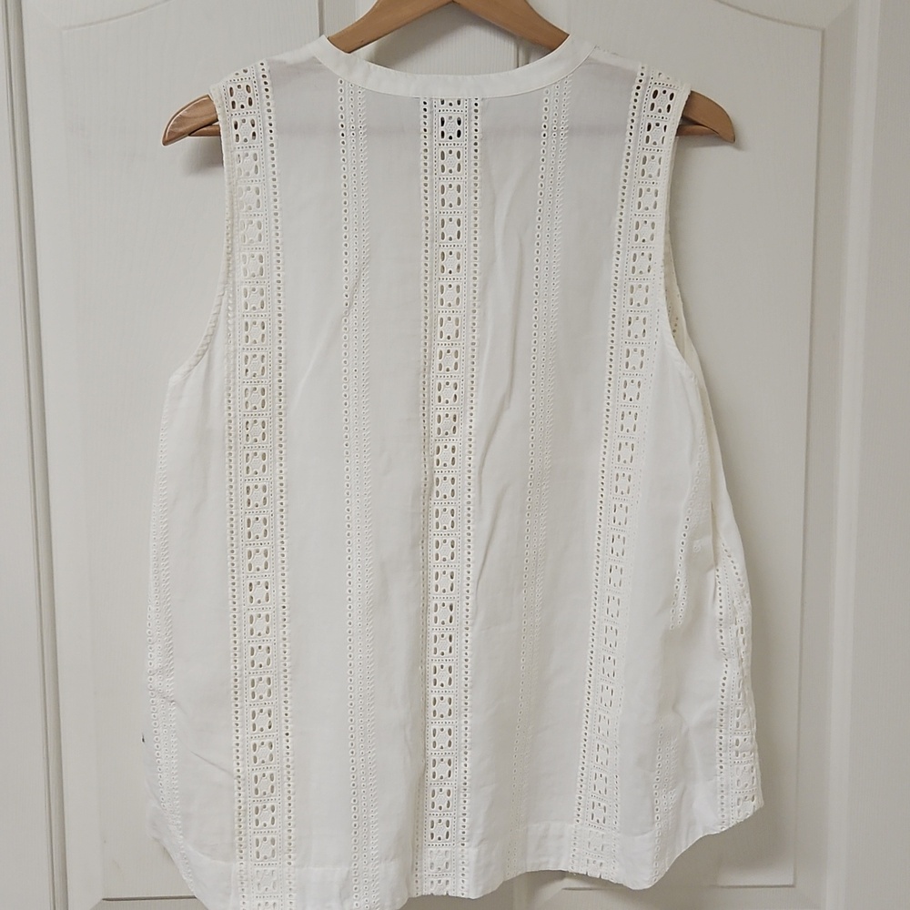 Boho Chaps Sleeveless Cotton Blouse - Picture 3 of 5